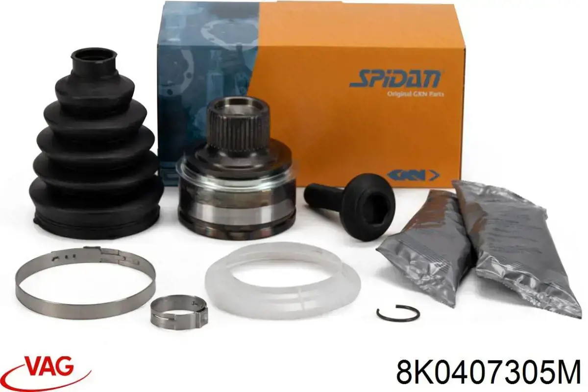Przegub homokinetyczny przedni zewnętrzny VAG 8K0407305M cena, od 859,78 USD