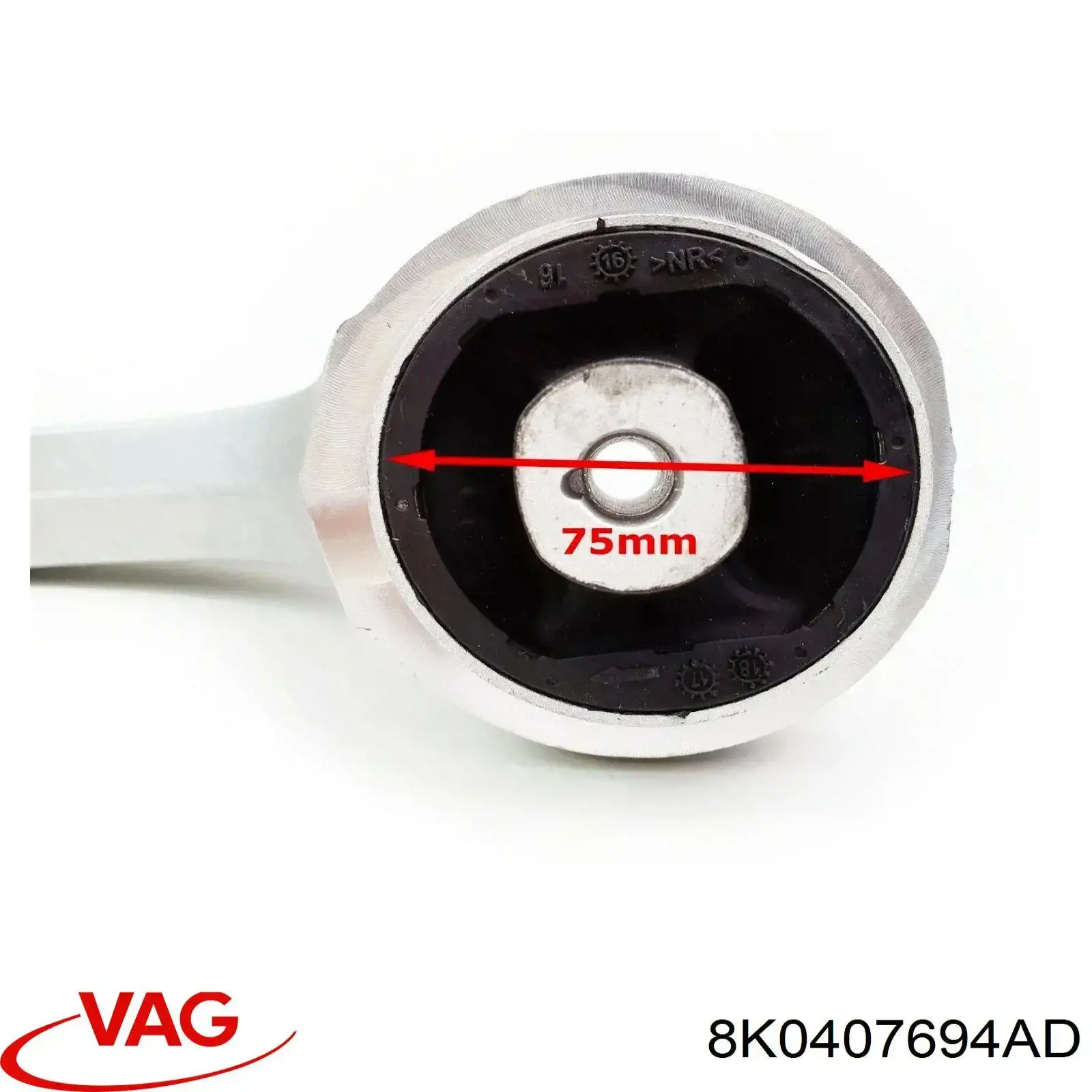 Wahacz zawieszenia przedniego dolny prawy VAG 8K0407694AD cena, od 97,05 USD