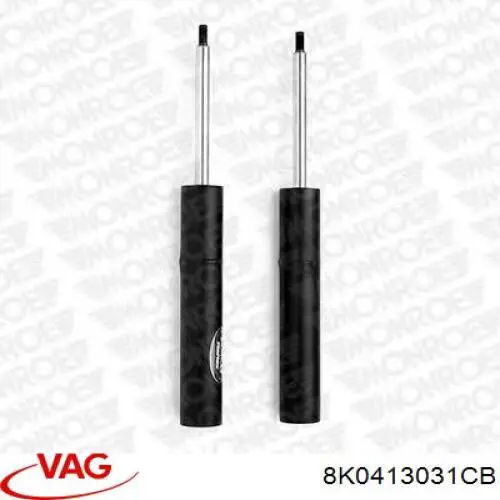 Do koszyka 8K0413031CB VAG Amortyzator przedni
