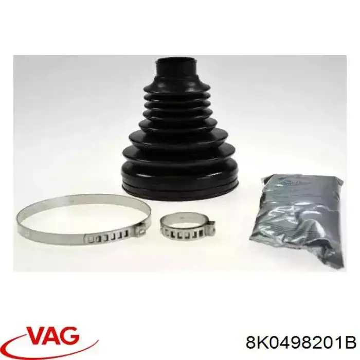 Osłona przegubu homokinetycznego półosi przedniej wewnętrzna VAG 8K0498201B cena, od 7,14 USD