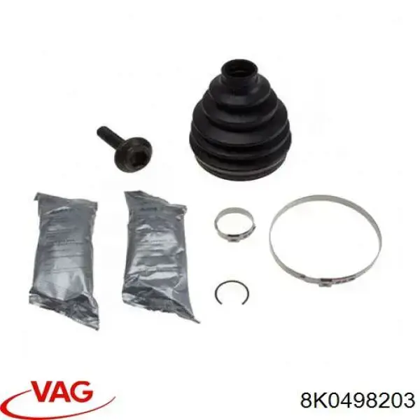 Osłona przegubu homokinetycznego półosi przedniej zewnętrzna VAG 8K0498203 cena, od 11,66 USD