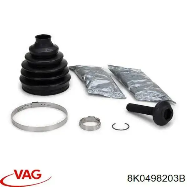 Osłona przegubu homokinetycznego półosi przedniej zewnętrzna VAG 8K0498203B cena, od 18,01 USD