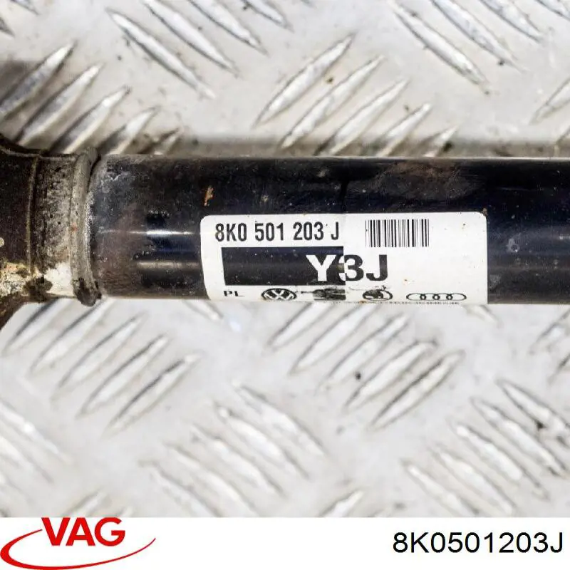 Półoś tylna VAG 8K0501203J