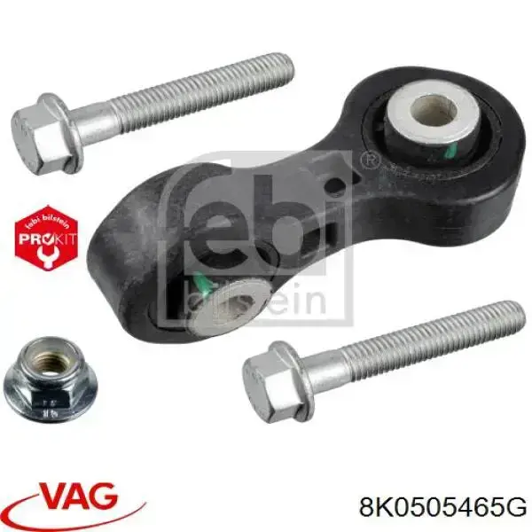 Łącznik stabilizatora tylnego 8K0505465G VAG