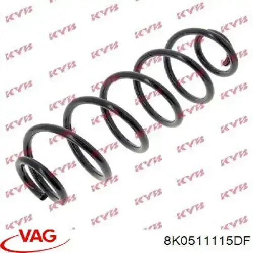 Sprężyna tylna VAG 8K0511115DF cena, od 47,30 USD