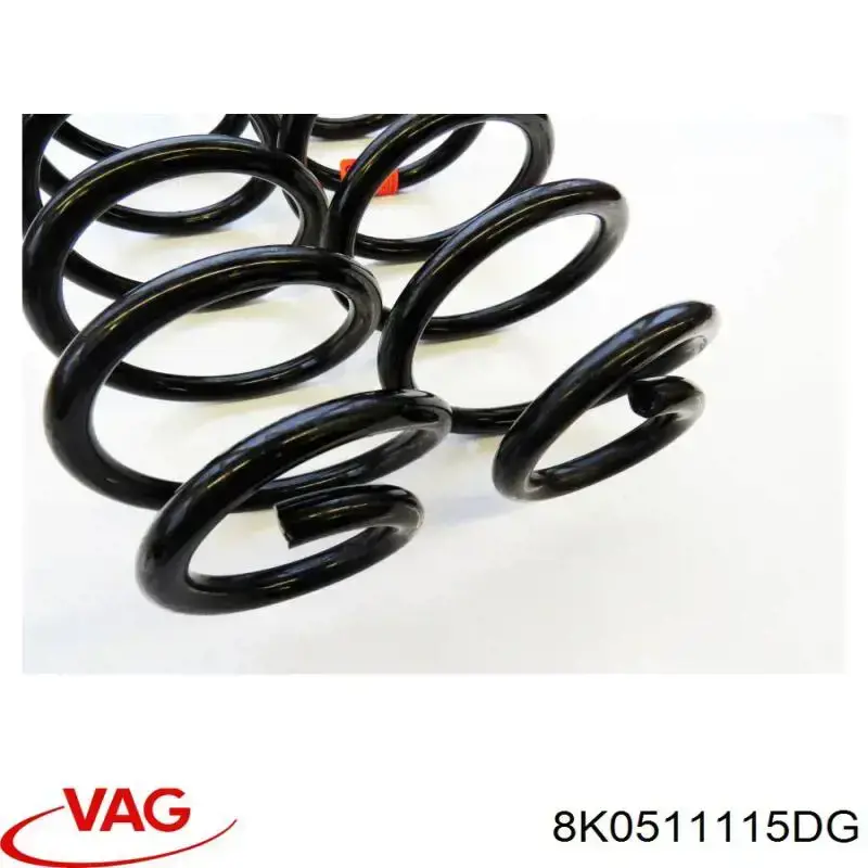 Do koszyka 8K0511115DG VAG Sprężyna tylna