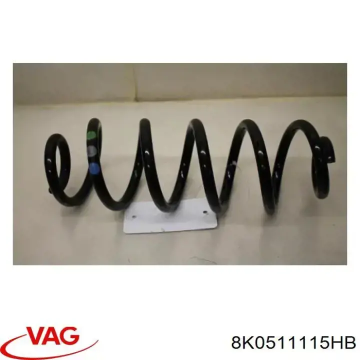 Sprężyna tylna 8K0511115HB VAG
