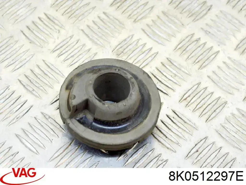 Do koszyka 8K0512297E VAG Podkładka (pierścień gumowy) sprężyny tylnej dolny