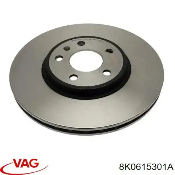 Do koszyka 8K0615301A VAG Tarcza hamulcowa przednia