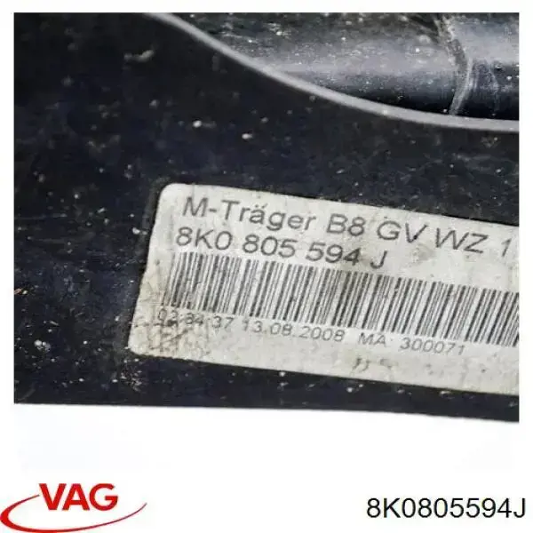 Osłona chłodnicy kompletna (panel mocowania reflektorów) VAG 8K0805594J cena, od 153,43 USD