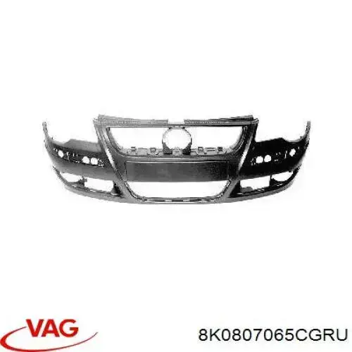 Zderzak przedni VAG 8K0807065CGRU cena, od 100,45 USD
