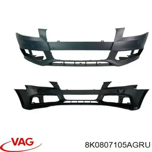 8K0807105AGRU VAG Zderzak przedni