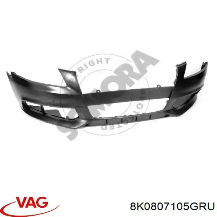 Do koszyka 8K0807105GRU VAG Zderzak przedni
