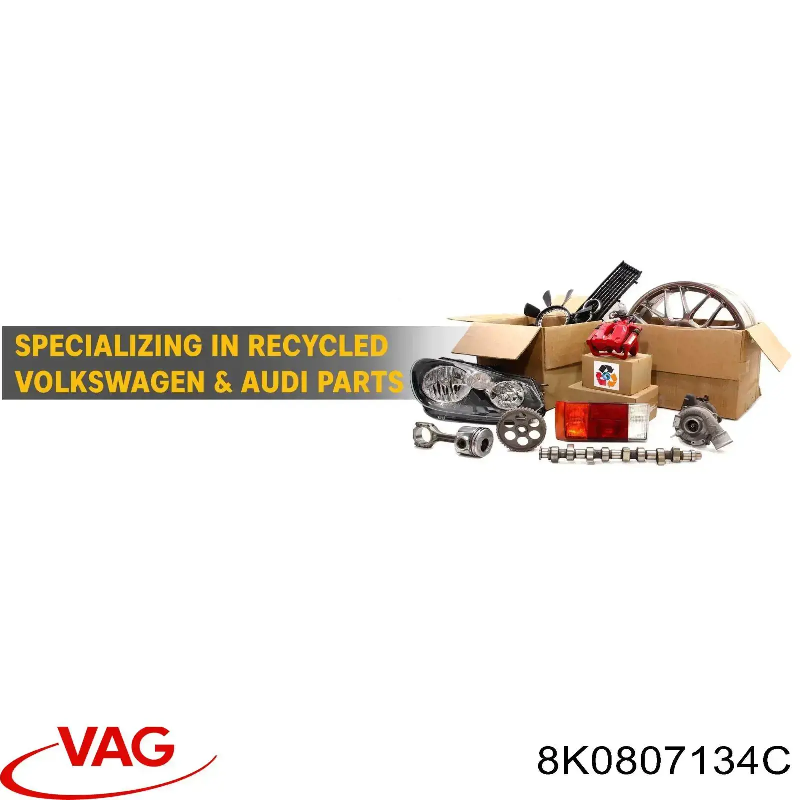 Wspornik wzmocnienia zderzaka przedniego VAG 8K0807134C cena, od 103,86 USD