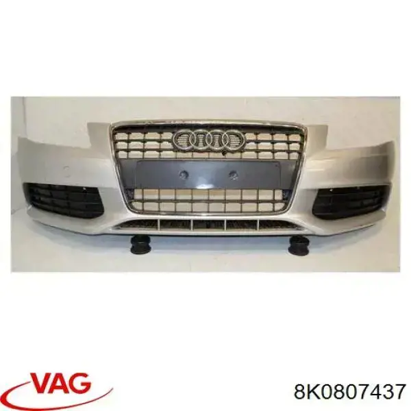 Do koszyka 8K0807437 VAG Zderzak przedni