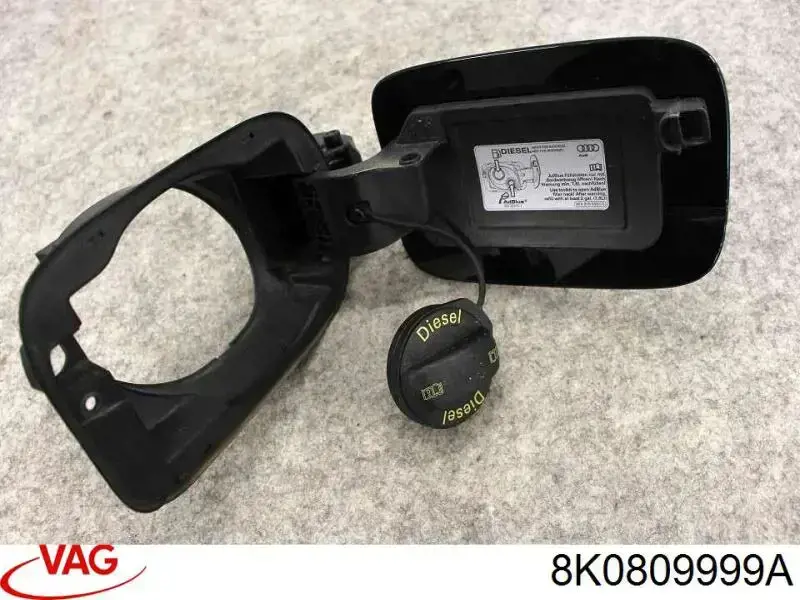 Obudowa wlewu zbiornika paliwa VAG 8K0809999A cena, od 54,56 USD
