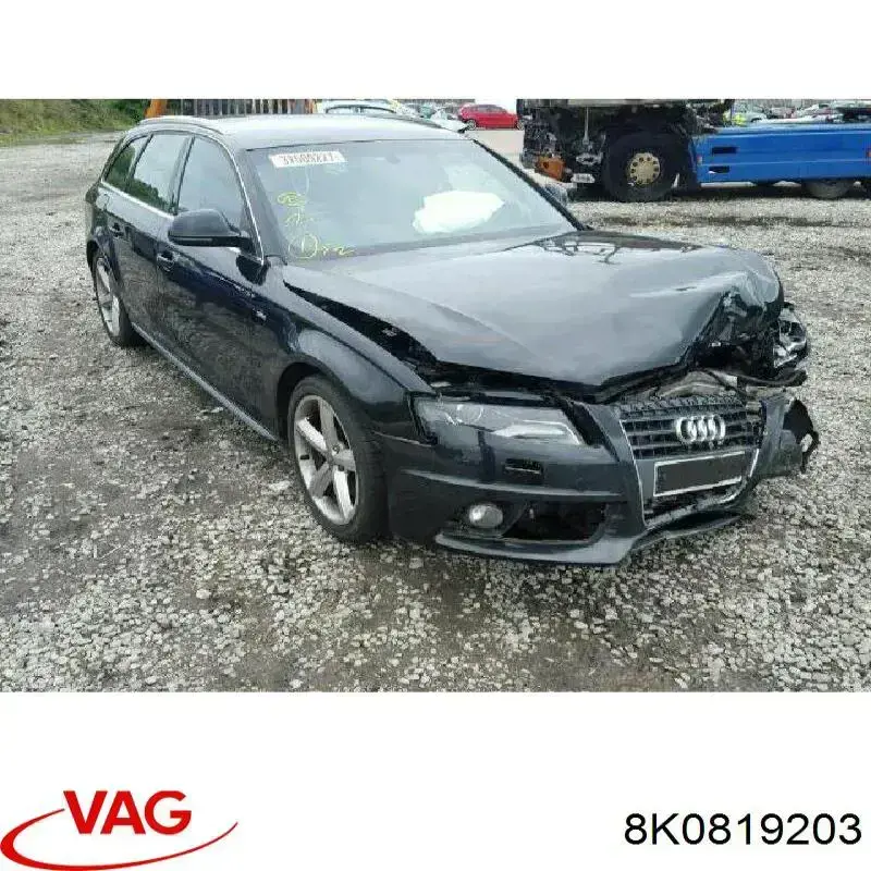 8K0819203 VAG Kratka wentylacji kabiny w podłokietniku tylna