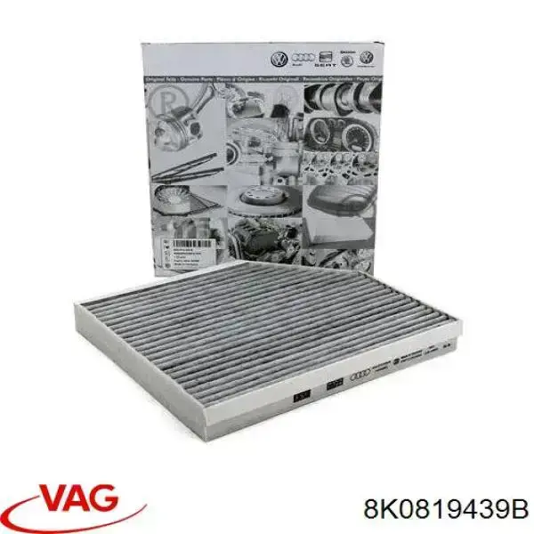 Filtr kabiny VAG 8K0819439B cena, od 22,81 USD
