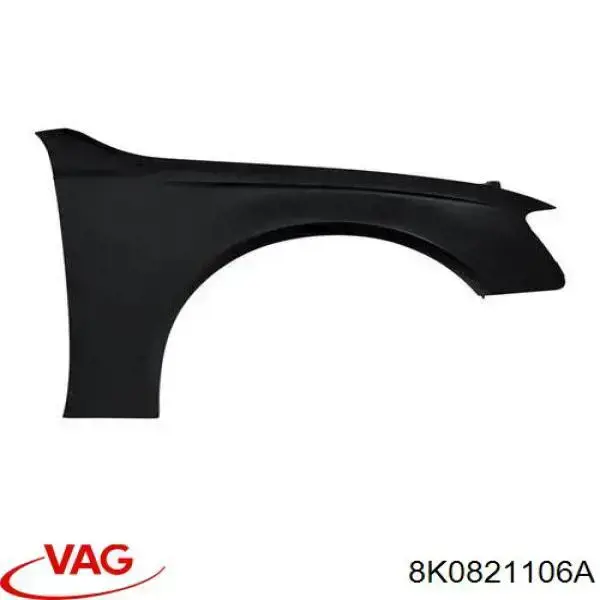 Błotnik przedni prawy VAG 8K0821106A cena, od 61,58 USD