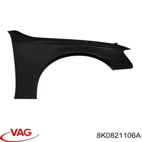 Do koszyka 8K0821106A VAG Błotnik przedni prawy