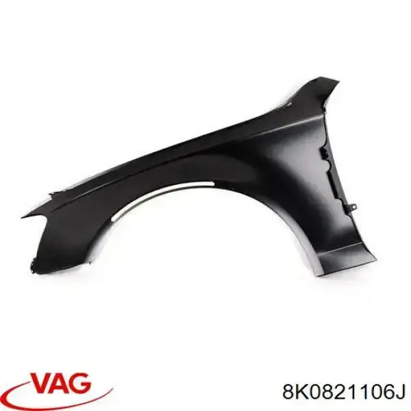 Błotnik przedni prawy VAG 8K0821106J cena, od 74,14 USD
