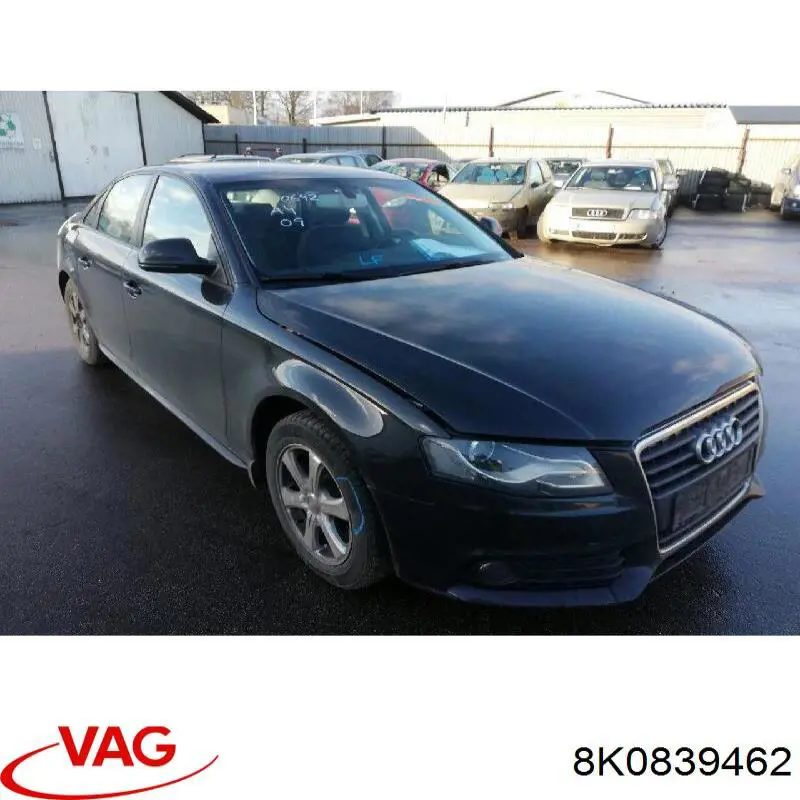 Mechanizm podnoszenia szyby drzwi tylnych lewych Audi A4 B8 (8K2)