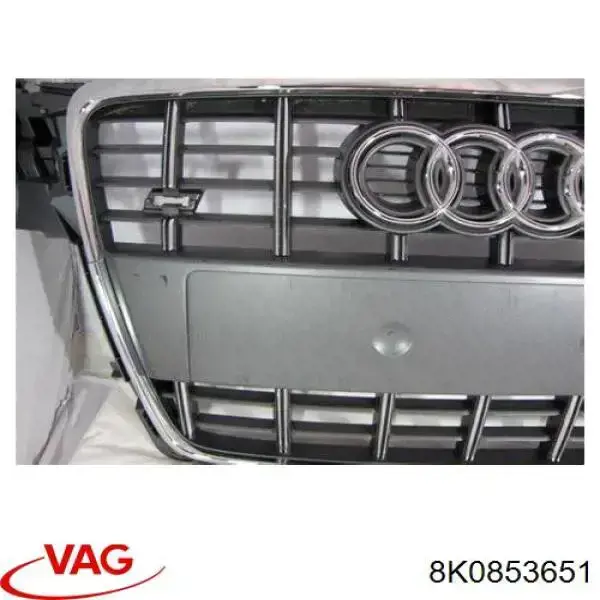 Do koszyka 8K0853651 VAG Atrapa chłodnicy