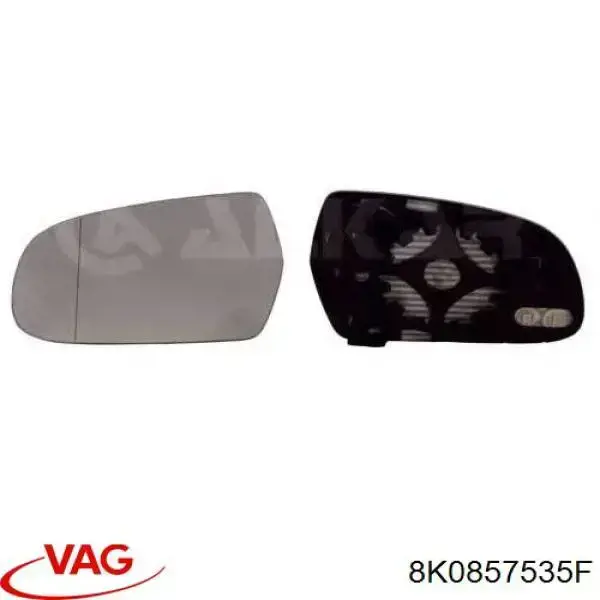 8K0857535F VAG Wkład lusterka wstecznego lewego