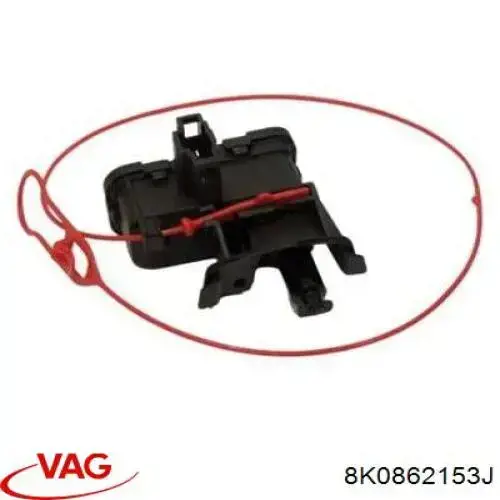 Zamek klapki wlewu paliwa = siłownik klapki wlewu paliwa VAG 8K0862153J cena, od 25,12 USD