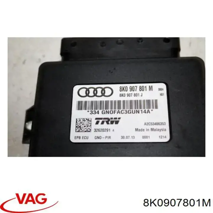 8K0907801M VAG Sterownik elektromechanicznego hamulca postojowego (ręcznego)