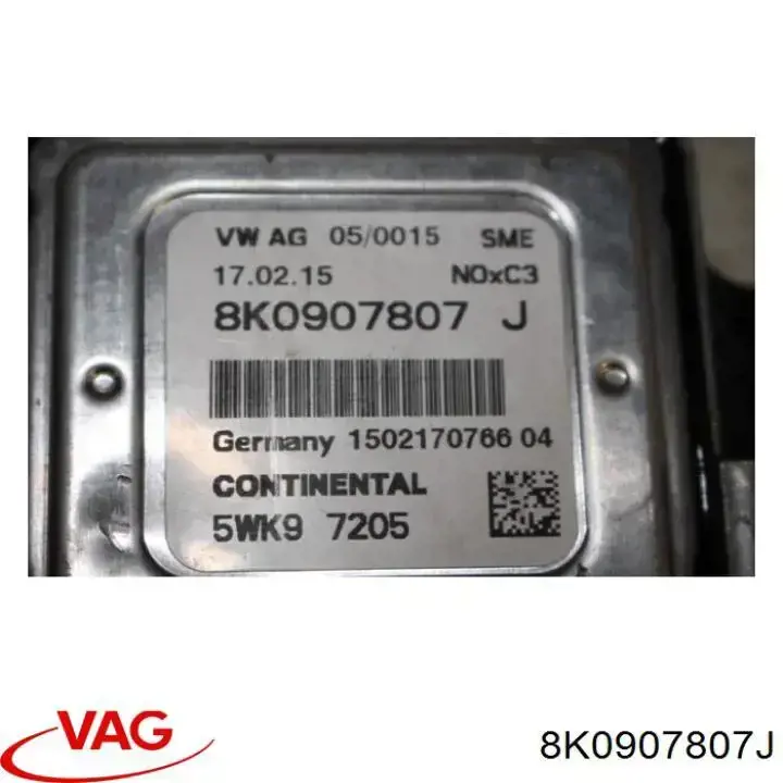 Czujnik tlenków azotu NOX VAG 8K0907807J cena, od 269,82 USD