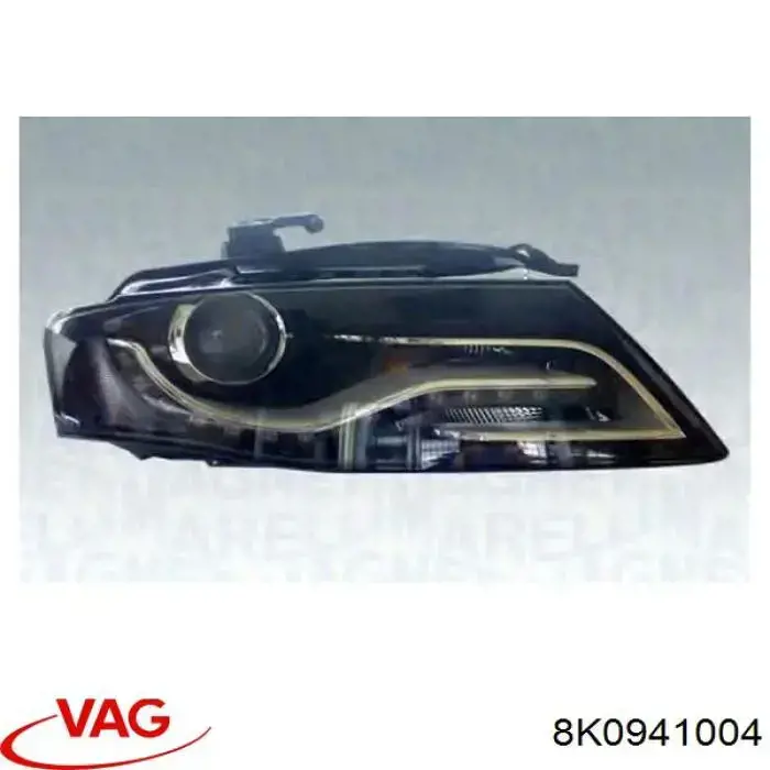 8K0941004 VAG Reflektor prawy