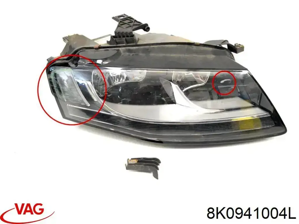 Reflektor prawy 8K0941004L VAG