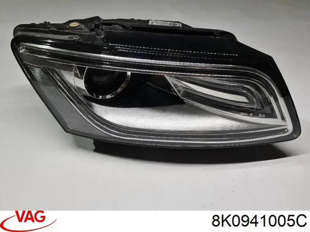 Do koszyka 8K0941005C VAG Korpus reflektora lewego
