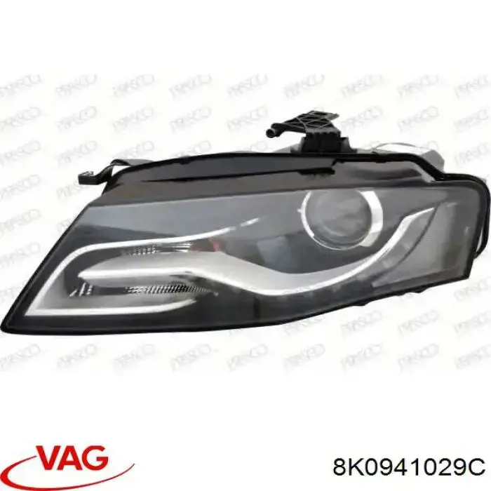 Reflektor lewy VAG 8K0941029C cena, od 450,65 USD
