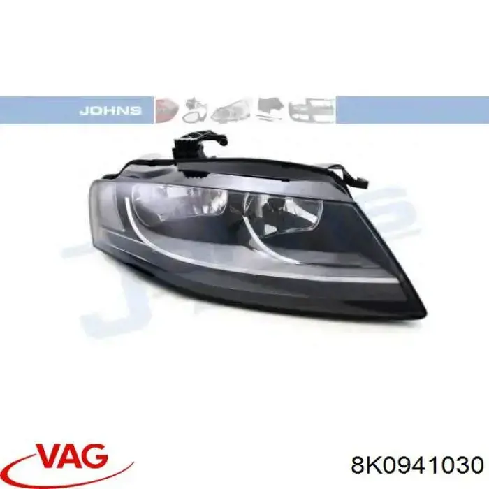 Reflektor prawy VAG 8K0941030