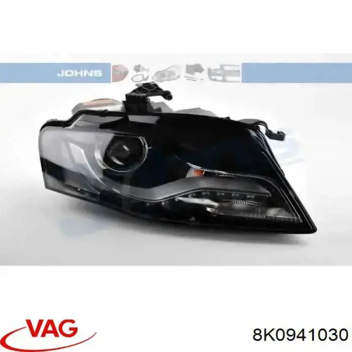 8K0941030 VAG Reflektor prawy