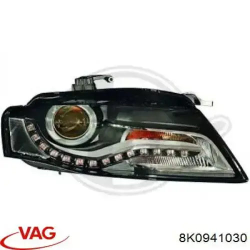 8K0941030 VAG Reflektor prawy