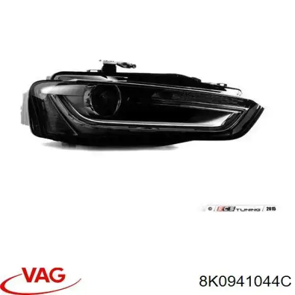 Do koszyka 8K0941044C VAG Reflektor prawy