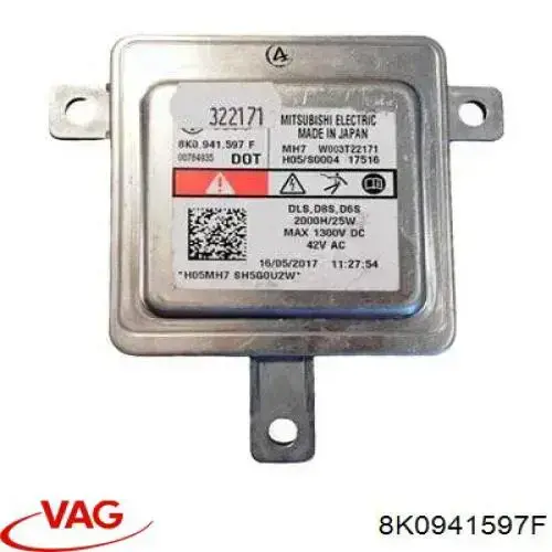 Do koszyka 8K0941597F VAG Sterownik oświetleniem adaptacyjnym