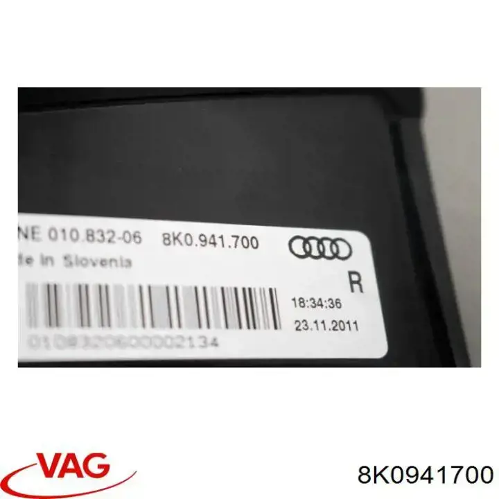Lampa przeciwmgielna prawa VAG 8K0941700 cena, od 50,58 USD
