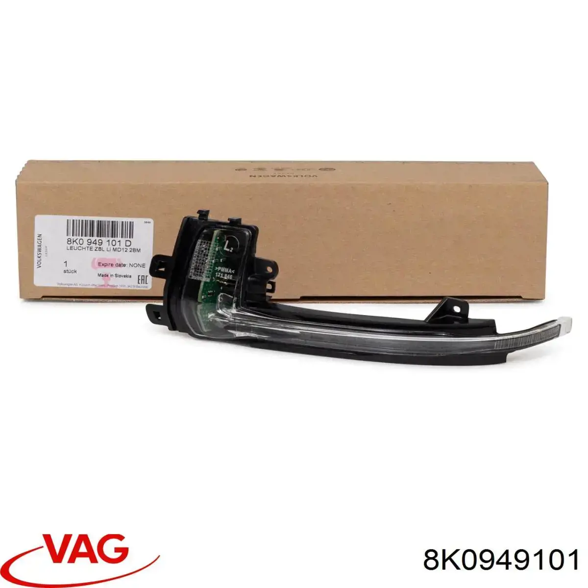 Kierunkowskaz lusterka lewy VAG 8K0949101 cena, od 30,92 USD