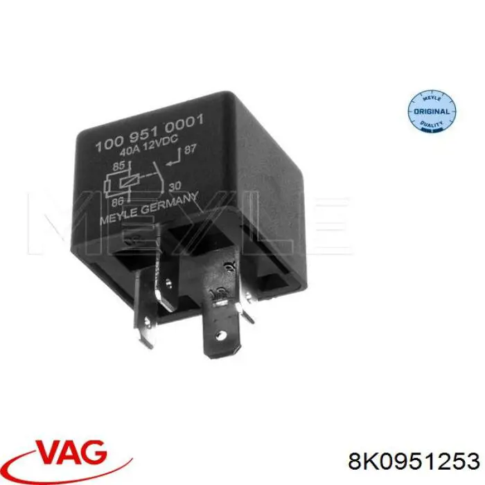 8K0951253 VAG Przekaźnik wentylatora