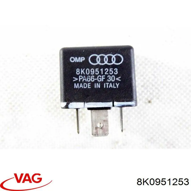 Do koszyka 8K0951253 VAG Przekaźnik wentylatora
