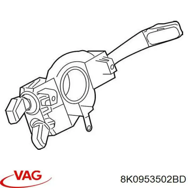 Do koszyka Przełącznik zespolony, w komplecie Audi A4 B8 8K2
