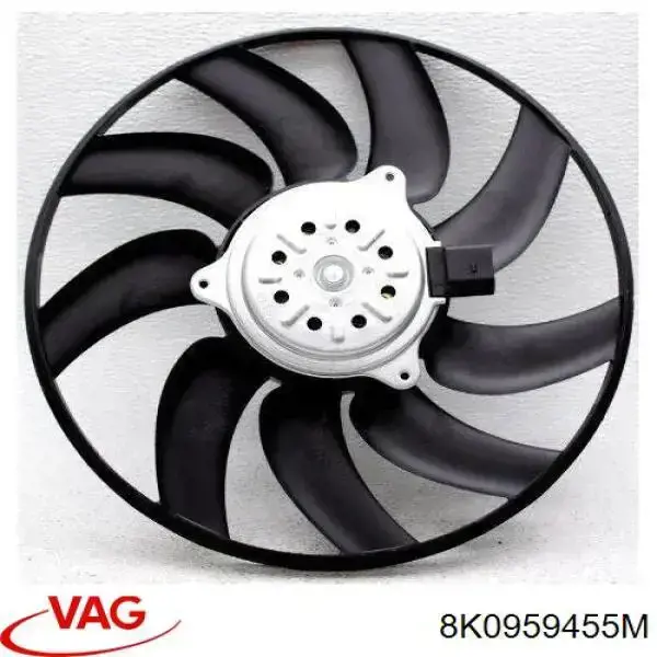 Wentylator elektryczny układu chłodzenia, kompletny (silnik+wirnik) prawy VAG 8K0959455M cena, od 73,37 USD