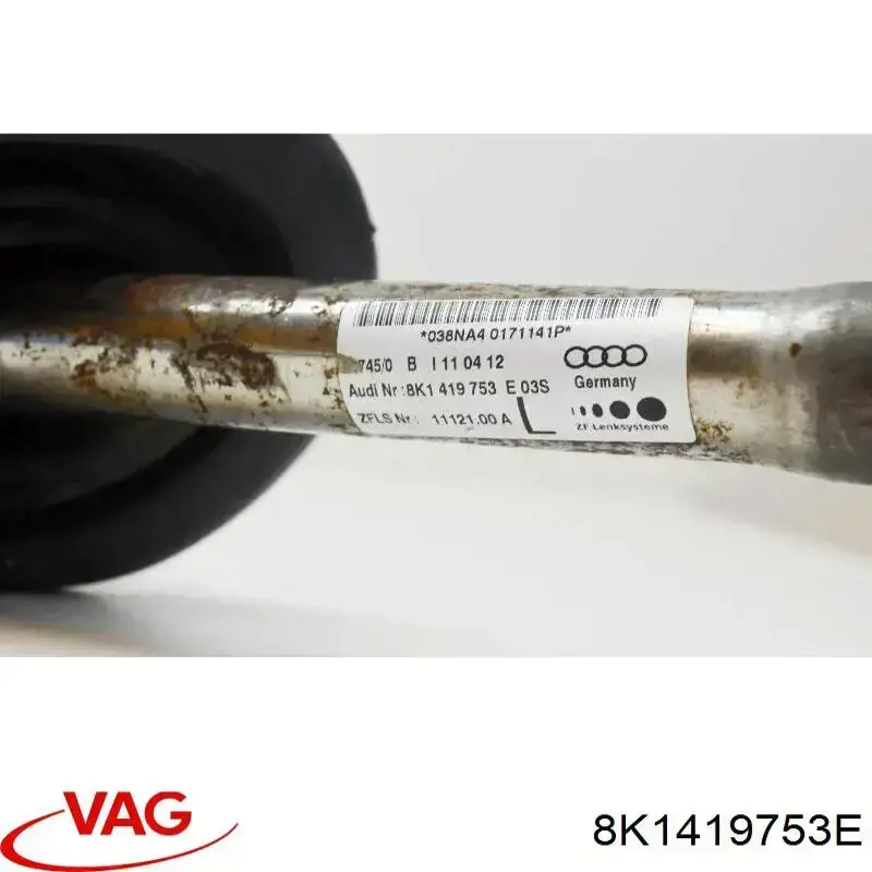 Wał kolumny kierowniczej dolny VAG 8K1419753E cena, od 91,94 USD