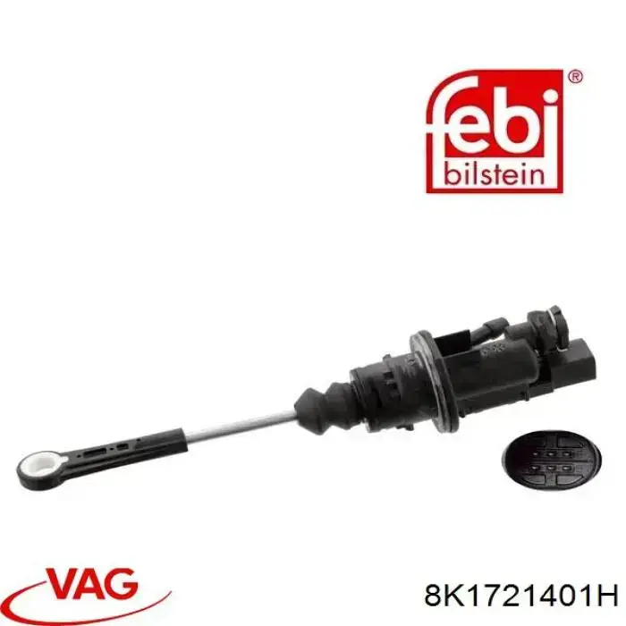 Cylinder sprzęgła główny 8K1721401H VAG