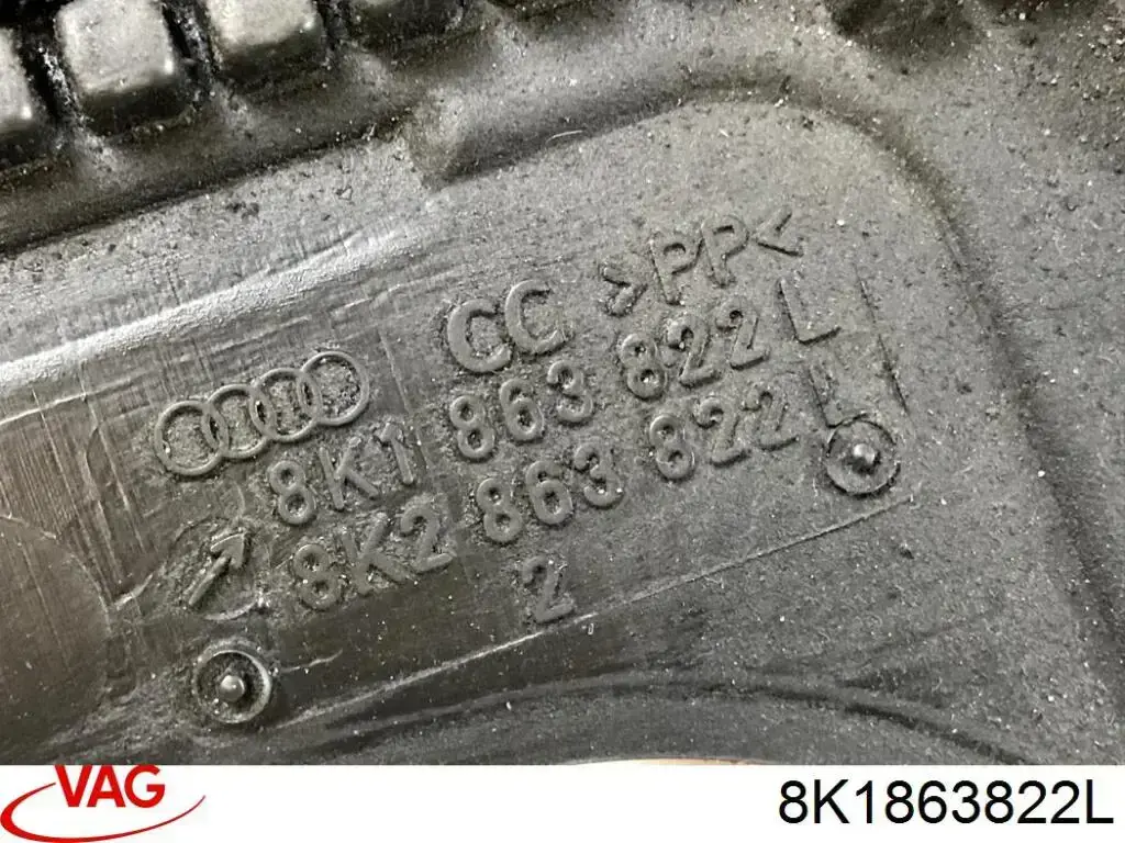 Osłona silnika tylna VAG 8K1863822L cena, od 55,08 USD