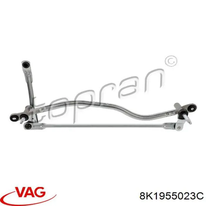 Mechanizm wycieraczek VAG 8K1955023C cena, od 62,33 USD